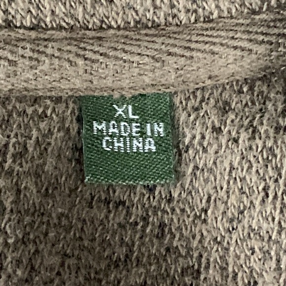 Orvis Signature Gray Knit 1/4 Zip Pullover Men’s Sweatshirt Jacket Size XL - Picture 11 of 13